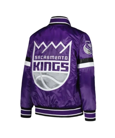 Sacramento Kings Youth Home Game Satin Jacket