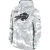 2024 Buffalo Bills Arctic Camo Salute to Service Hoodie