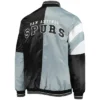 San Antonio Spurs 75th Anniversary Leader Color Block Satin Jacket