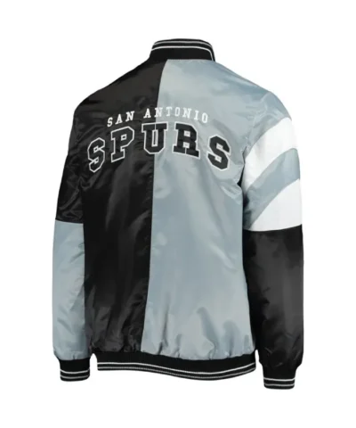 San Antonio Spurs 75th Anniversary Leader Color Block Satin Jacket