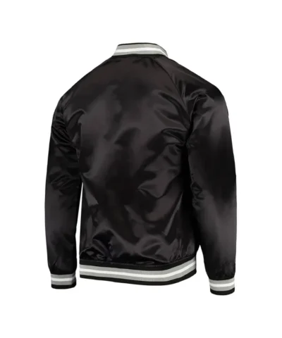 San Antonio Spurs Lightweight Black Satin Jacket