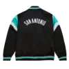 San Antonio Spurs Heavyweight Black Satin Jacket