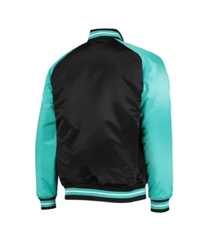 BlackTeal San Antonio Spurs Reload 3.0 Satin Jacket