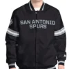 Scout San Antonio Spurs Varsity Full-Snap Satin Jacket