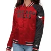 Shop Women’s Chicago Bulls Varsity Satin Jacket