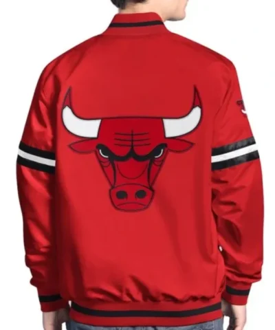 Chicago Bulls Scout Varsity Satin Jacket