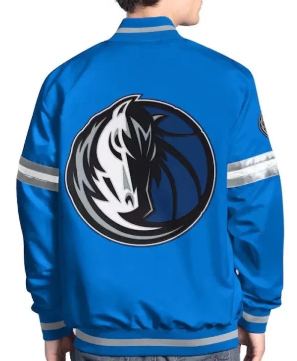 Dallas Mavericks Scout Varsity Satin Jacket