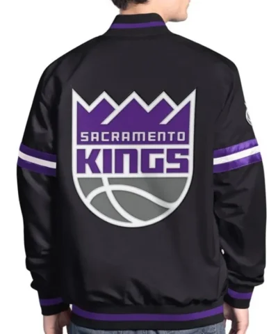 Sacramento Kings Scout Varsity Satin Jacket