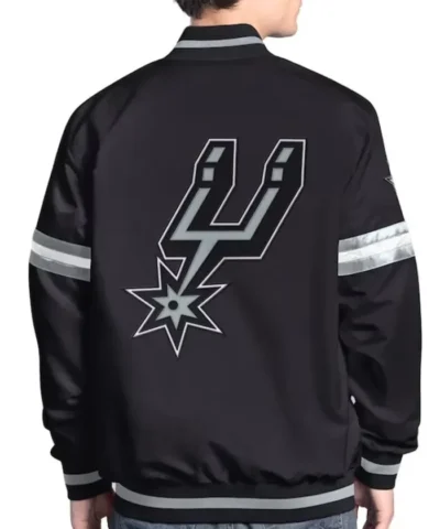 San Antonio Spurs Scout Varsity Satin Jacket