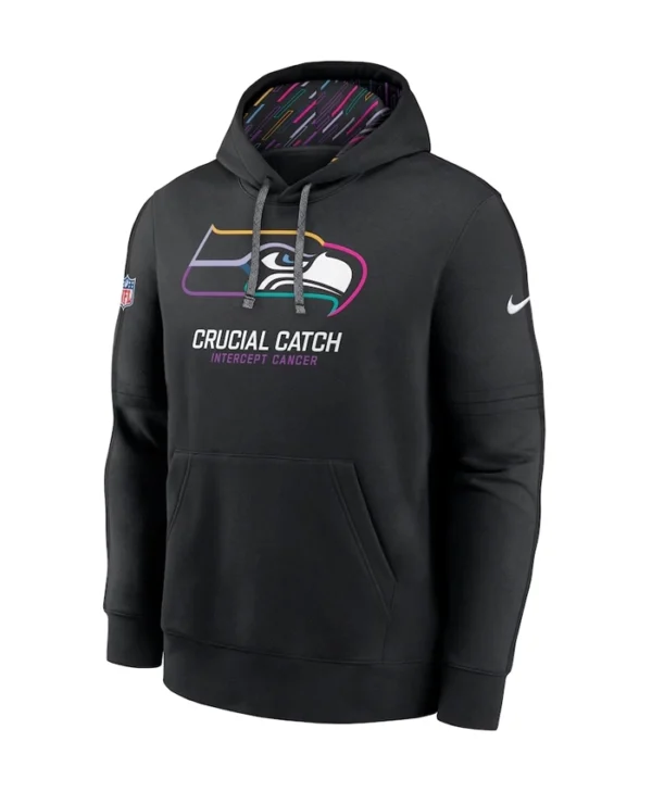 Seattle Seahawks Crucial Catch Club Hoodie - Image 2