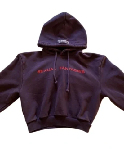 Mens and Womens Vetements Sexual Fantasy Hoodie