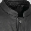 Sharp Shooter Button-Up Leather Vest Men