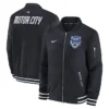 2025 Detroit Tigers Full-Zip Black Bomber Jacket