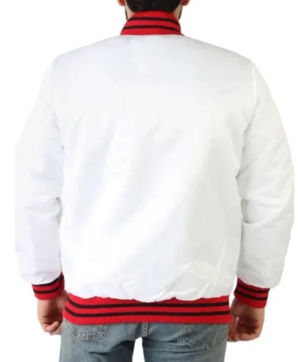 6X NBA Finals Champions Chicago Bulls Full-Snap Satin Jacket