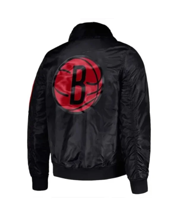 Black History Month Brooklyn Nets Ty Mopkins Full-Zip Satin Jacket