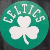 Shop Boston Celtics Full-Snap Leather Black Varsity Jacket