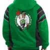 Boston Celtics Home Team Kelly Green Half-Zip Hoodie Jacket