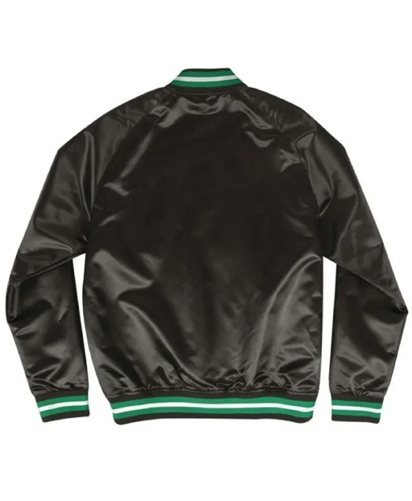 Shop Boston Celtics Lightweight Full-Snap Satin Jacket