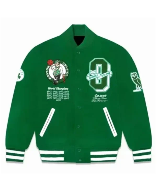 Boston Celtics October’s Very Own Varsity Green Full-Snap Jacket
