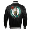 Boston Celtics Retro Classic Rib Full-Snap Jacket