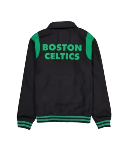Boston Celtics Sport Night Teddy Varsity Jacket