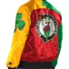 Boston Celtics Ty Mopkins Full-Snap Varsity Jacket