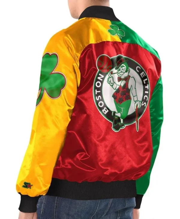 Boston Celtics Ty Mopkins Full-Snap Varsity Jacket