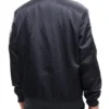 Brooklyn Nets Team Logo Black Satin Jacket