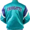 Charlotte Hornets Eastern Aqua Satin Jacket