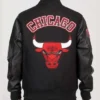 Chicago Bulls Animal Patches Varsity Jacket
