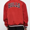Chicago Bulls Bomber Red Jacket