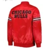 Chicago Bulls Pick & Roll Full-Snap Varsity Satin Jacket