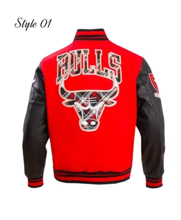 Chicago Bulls Prep WoolLeather Varsity Jacket
