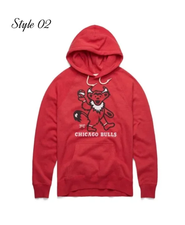 Chicago Bulls Pullover Red Hoodie