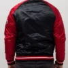 Chicago Bulls Tough Season Black and Red Satin Jacket