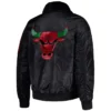 Chicago Bulls Ty Mopkins Black History Month Full-Zip Satin Jacket