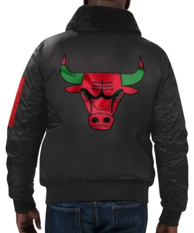 Chicago Bulls Ty Mopkins Black Jacket