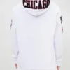 Chicago Bulls White Pullover Hoodie