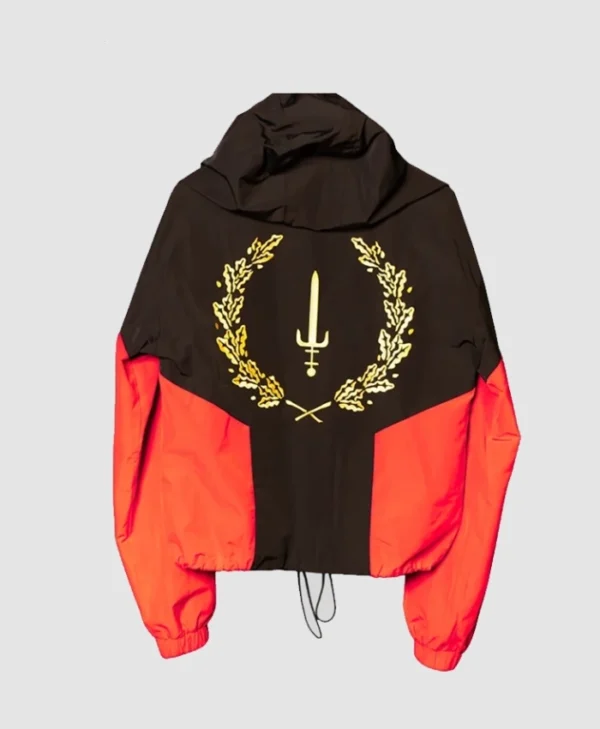 Coaches Jacket Style Heritage Black American Flag Jacket