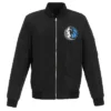 Buy Dallas Mavericks Lightweight Nylon Bomber Black Full-Zip Jacket