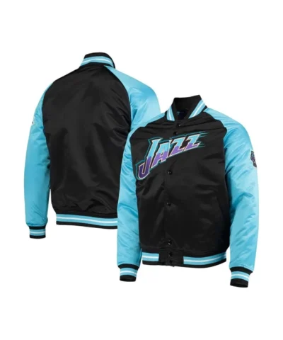 Blue Utah Jazz Hardwood Classics Reload 3.0 Jacket
