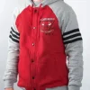 NBA Chicago Bulls Fleece Full-Snap Red and Grey Jacket