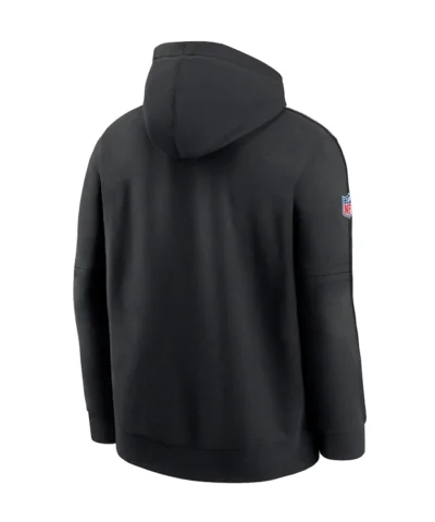 NFL Black New England Patriots 2024 Crucial Catch Club Pullover Hoodie