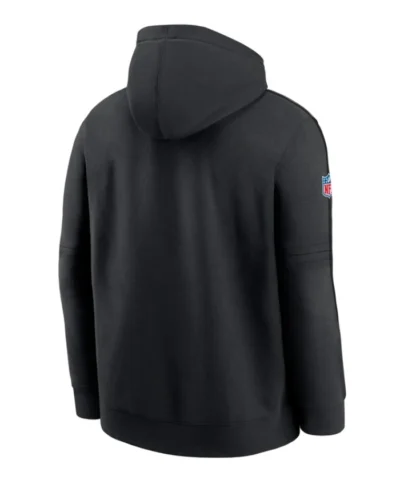 NFL Detroit Lions 2024 Crucial Catch Club Nike Black Pullover Hoodie