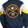 Navy Denver Nuggets Yard Line Nylon Jacket