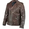 Shop Now Mens Brown Brando Biker Jacket