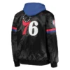 Philadelphia 76ers BlackRoyal Hoodie Jacket
