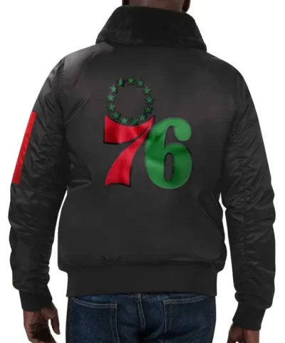 Philadelphia 76ers Ty Mopkins Black Jacket