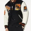 Phoenix Suns OVO Varsity Full-Snap Wool and Leather Jacket