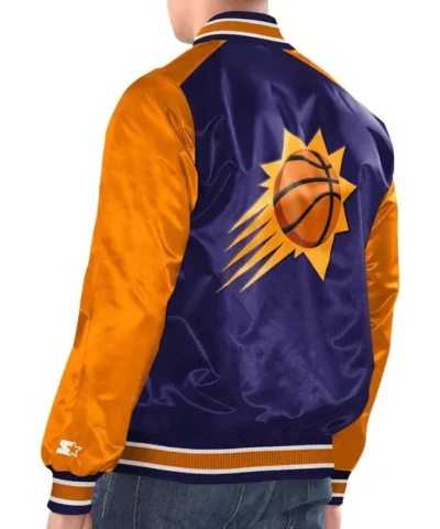 Phoenix Suns Renegade Varsity Satin Jacket